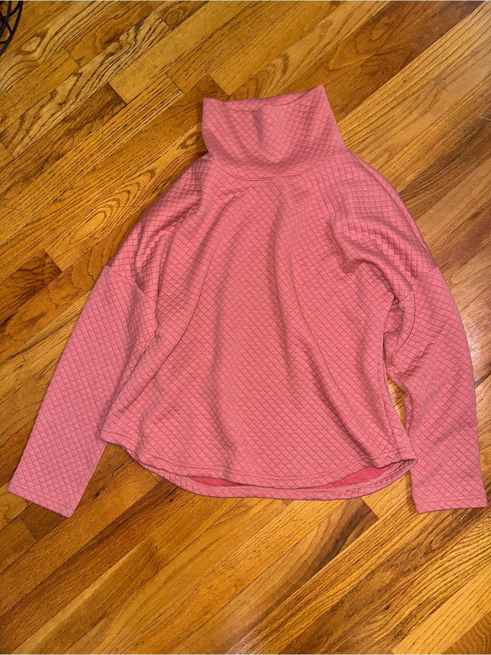 Southern Tide Mellie Mock Neck Quilted Sweatshirt Size L